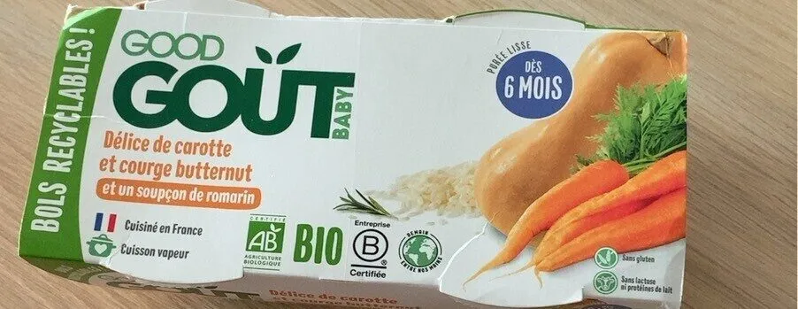Délice de carotte et courge butternut