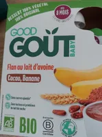 Flan au lait d'avoine Cacao Banane