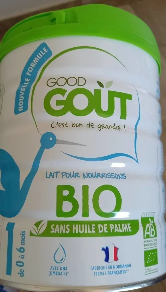 Lait pour nourrissons bio