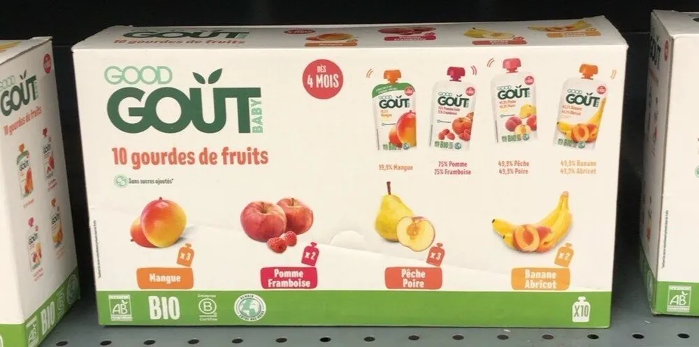 10 gourdes de fruits