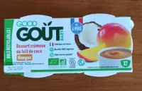 Dessert crémeux au lait de coco