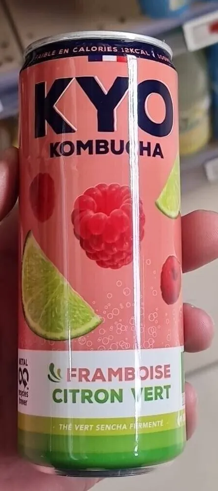 KOMBUCHA FRAMBOISE CITRON VERT