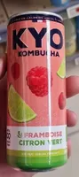 KOMBUCHA FRAMBOISE CITRON VERT
