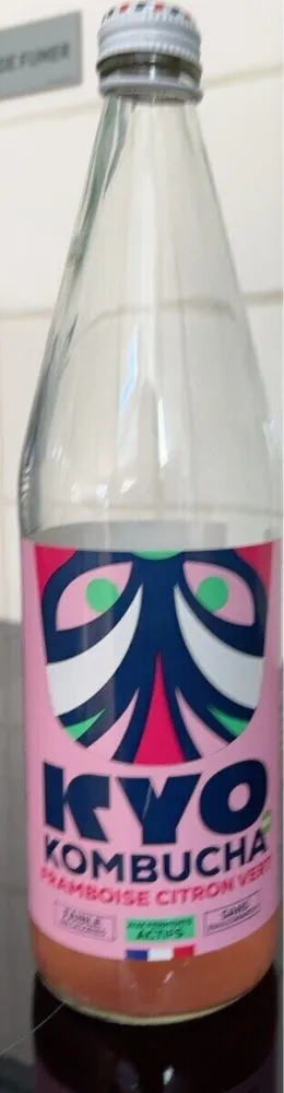 Kombucha framboise citron vert