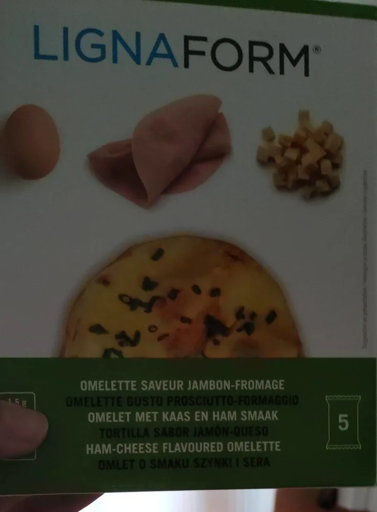 Omelette gusto prosciutto e formaggio