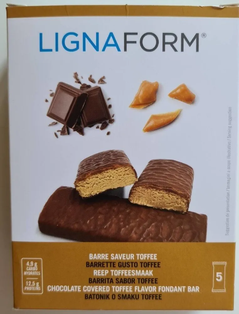 Barre saveur toffee