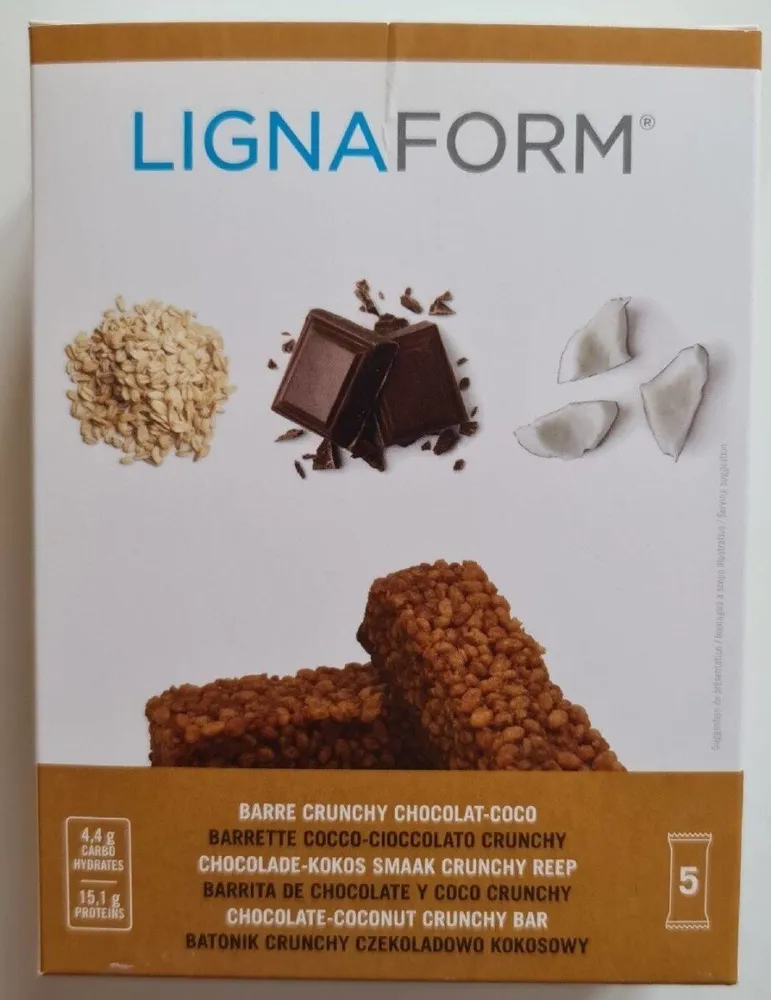 Barrette cocco-cioccolato crunchy