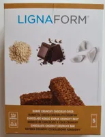 Barrette cocco-cioccolato crunchy