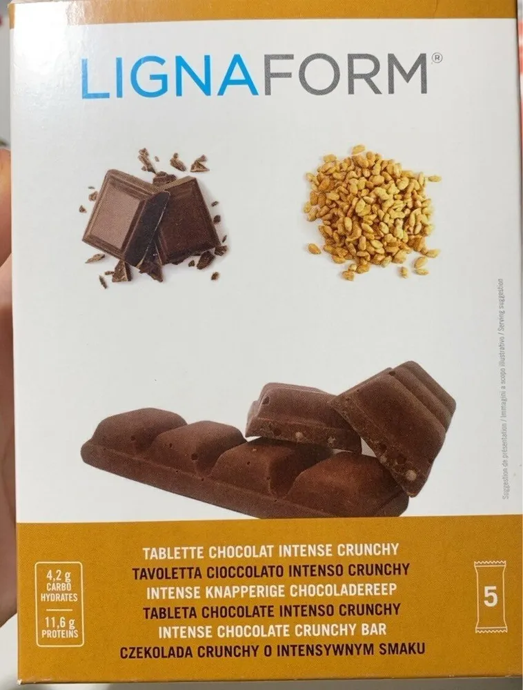 Tavoletta cioccolato intenso crunchy