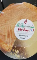 Galette fourrée caramel