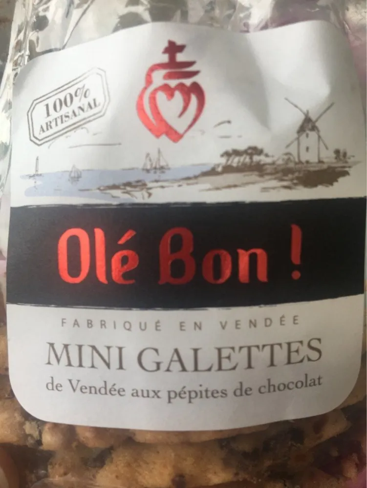 Mini galettes de vendee aux pepites de chocolat