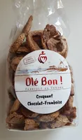 Croquant chocolat framboise