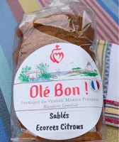 Sablés ecorces de citron