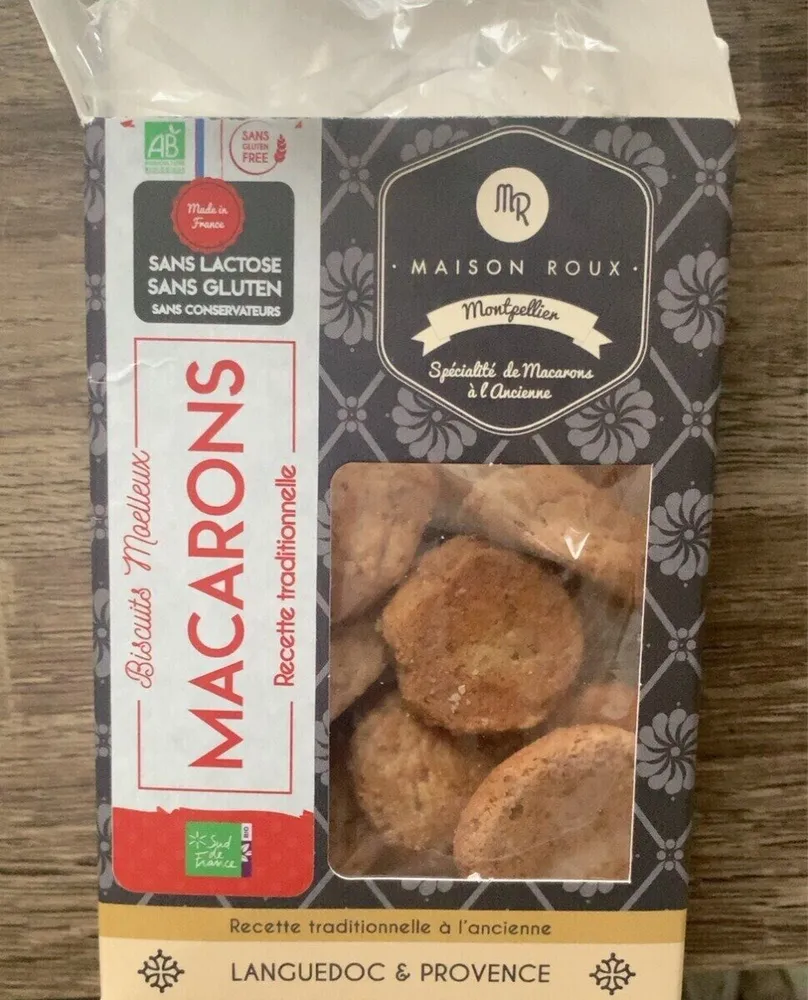 Biscuits moelleux macarons