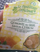 GOMMES AU MIEL SAVEUR CITRON