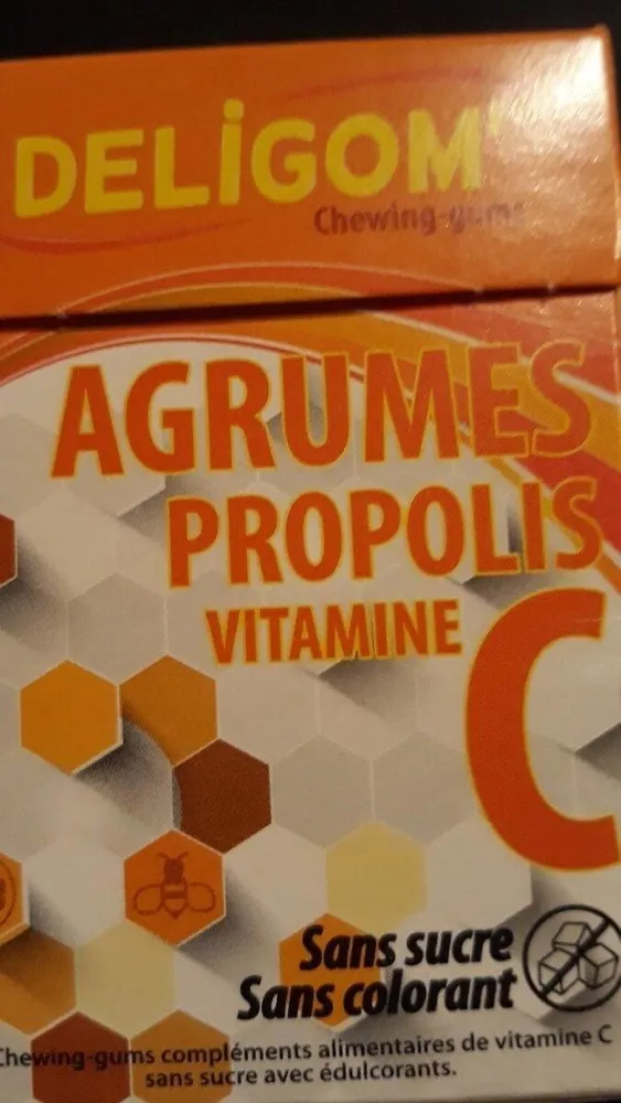Chewing gum Agrumes Propolis