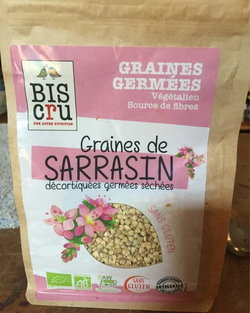 Graines sarrasin decortiquées séchées