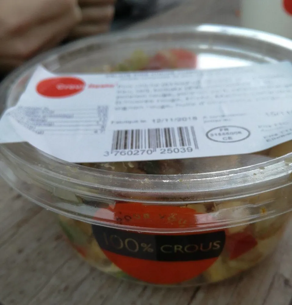 Salade de pois chiche cumin (Orientale)