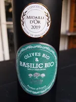 Olives bio et basilic bio