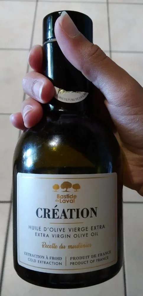 Création huile d'olive vierge extra