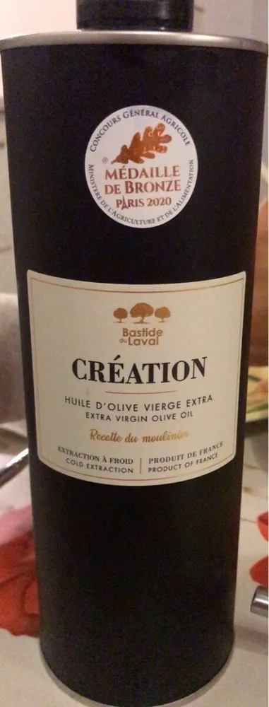 Huile d’olive vierge extra CREATION