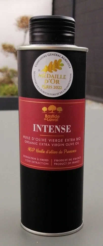 Huile d'olive vierge extra bio intense