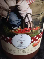 Pur jus de pomme-fraise