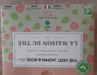 Thé vert jasmin et rose bio