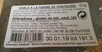 Sablé à la Farine de Châtaignes