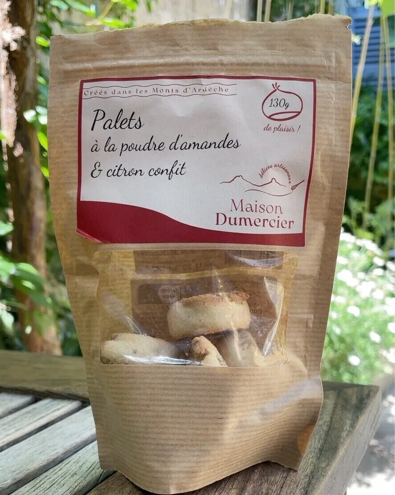 Palets a la poudre d’amandes et citron