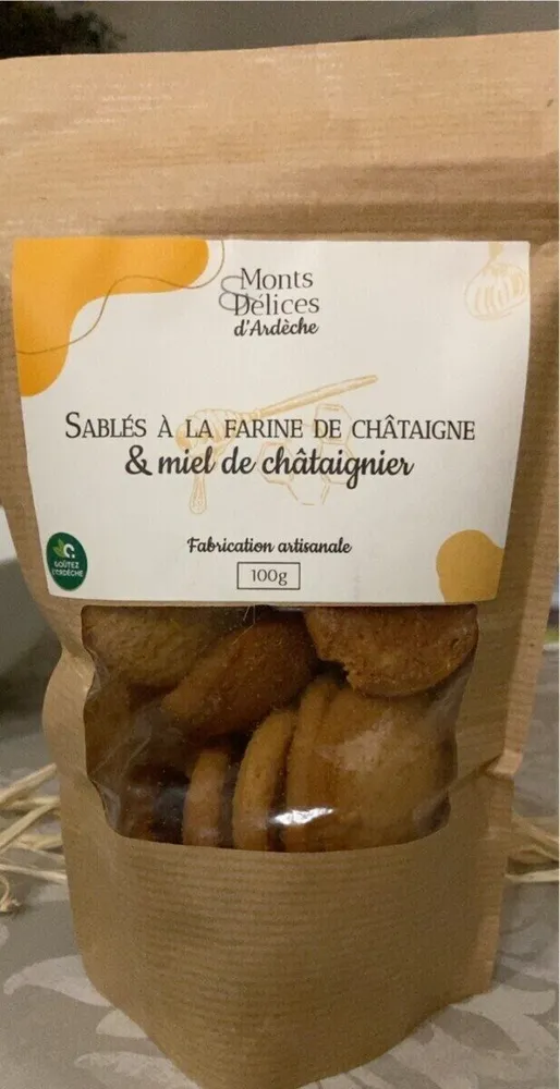 Sablés à la farine de châtaignes