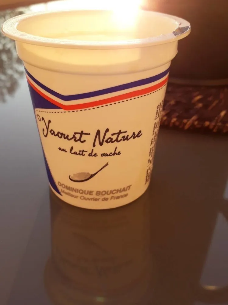Yaourt nature au lait de vache
