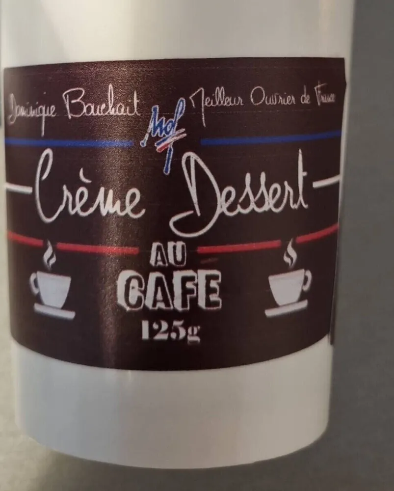 Crème dessert au café