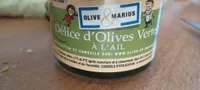 Délice d'olives vertes à l'ail