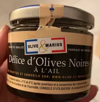 Delice d'olives noires a l'ail