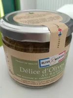 Délice d'olives vertes au basilic