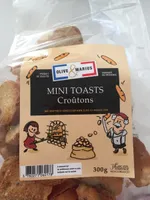 Mini toasts croutons