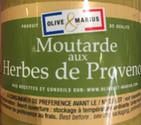 Moutarde aux herbes de provence