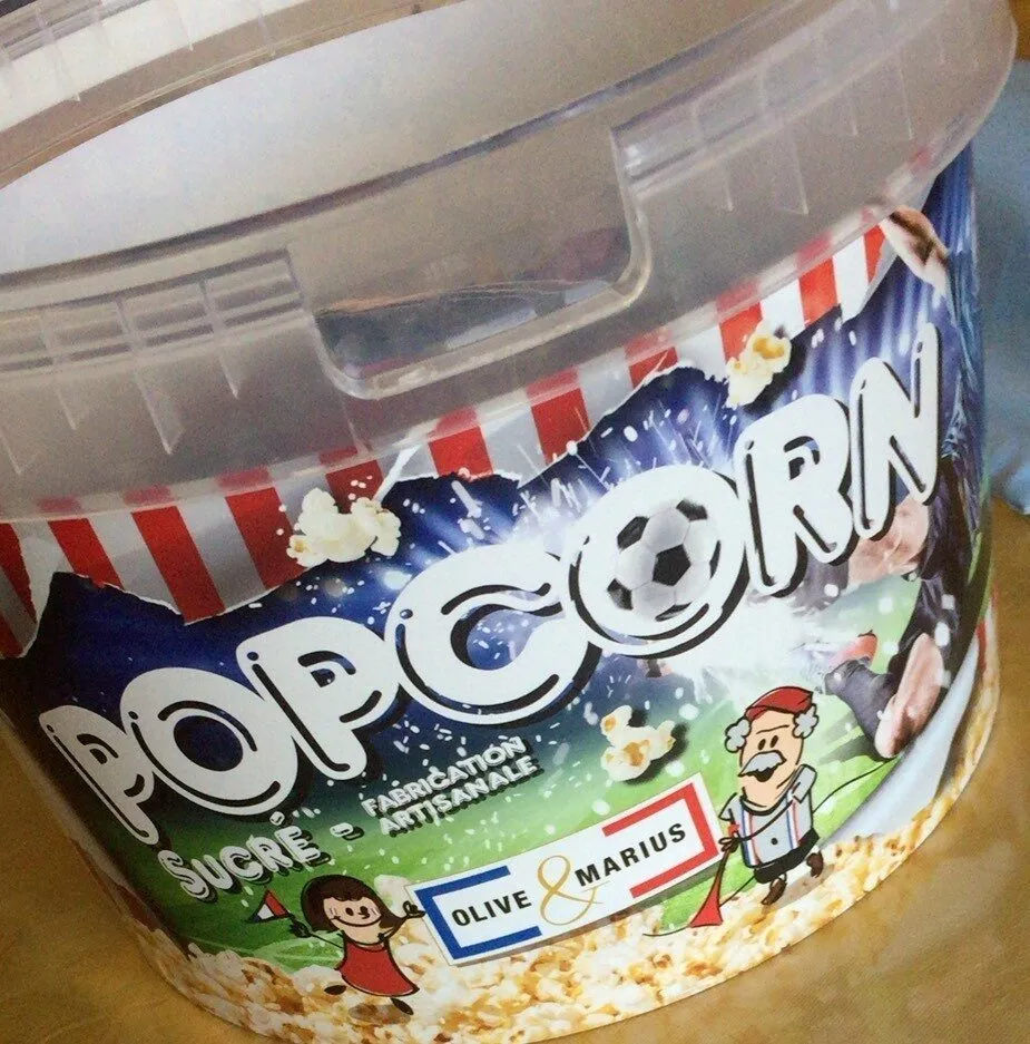 Pop corn sucre