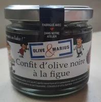 Confit d'olive noire à la figue