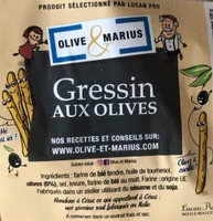 Gressins aux olives