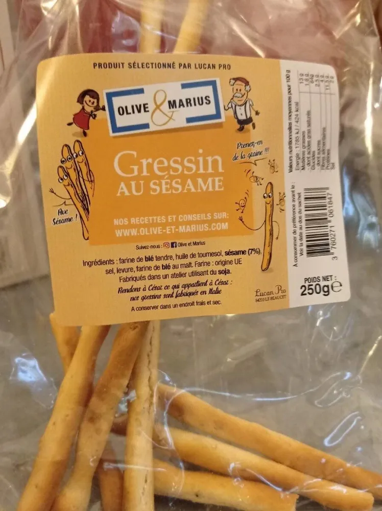 Gressin au Sésame