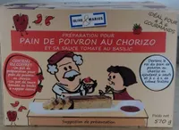 Préparation pour pain de poivrons au chorizo