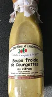 Soupe froide de courgettes au citron