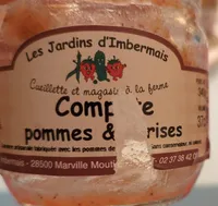 Compote, pomme et cerises