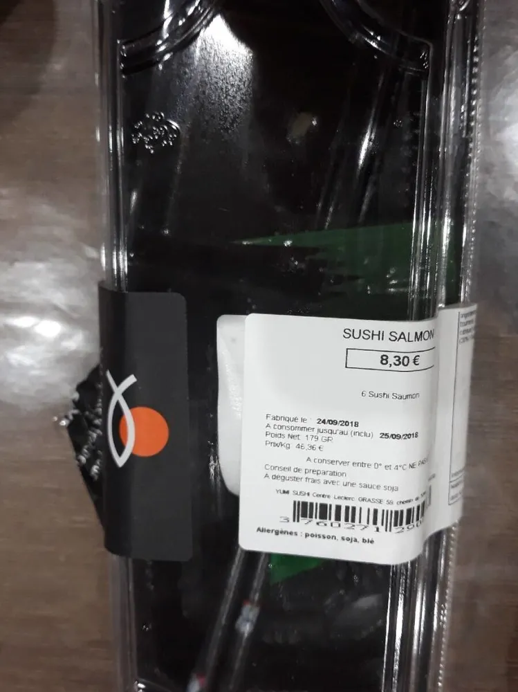 Sushi saumon
