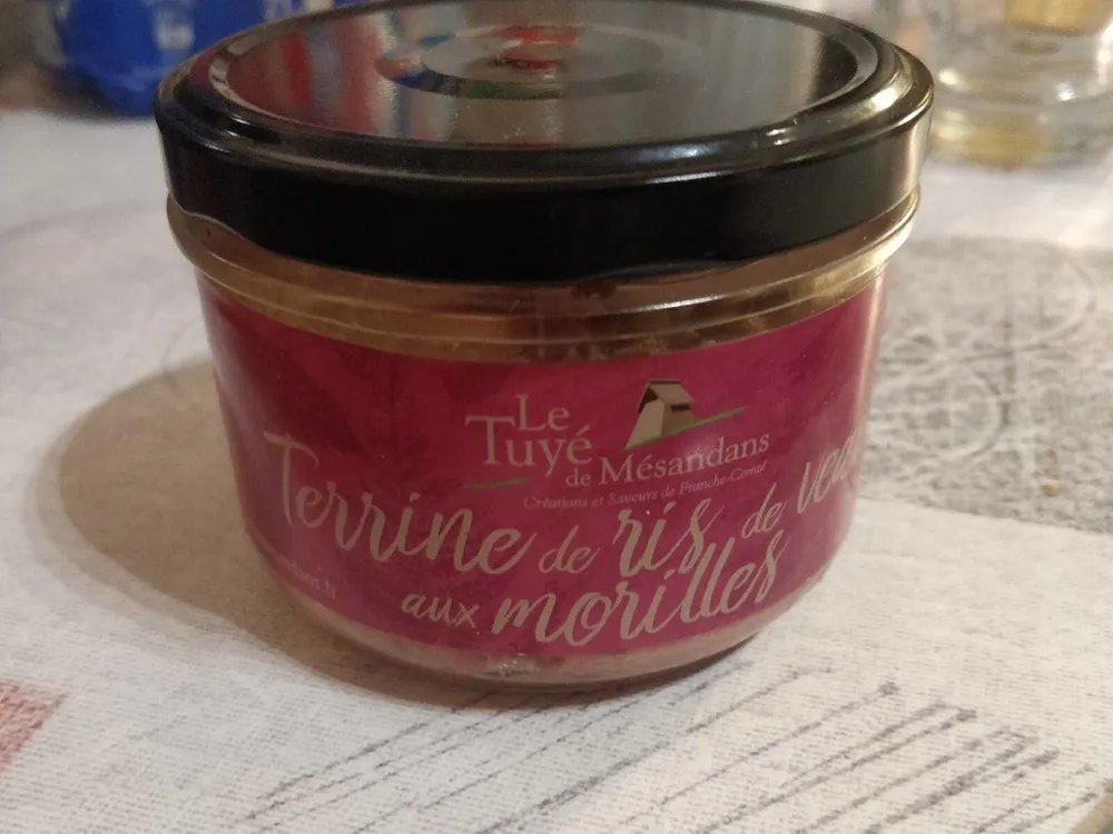 Terrine ris de veau et morilles