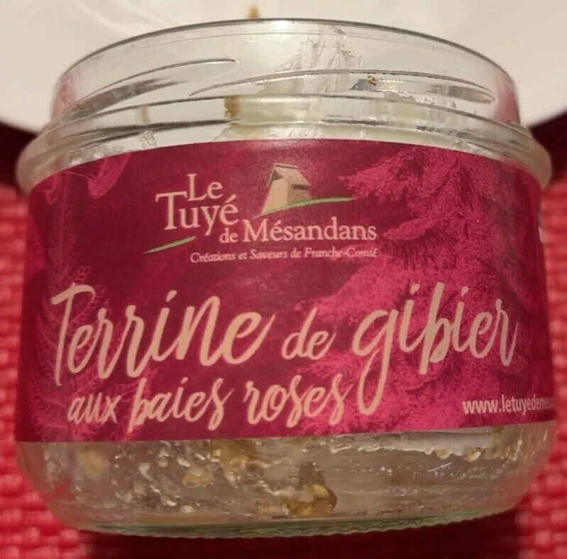 Terrine de Gibier aux baies roses