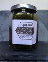 Confiture tomates vertes et basilic