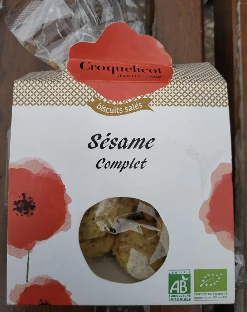 Biscuits salés Sesame complet